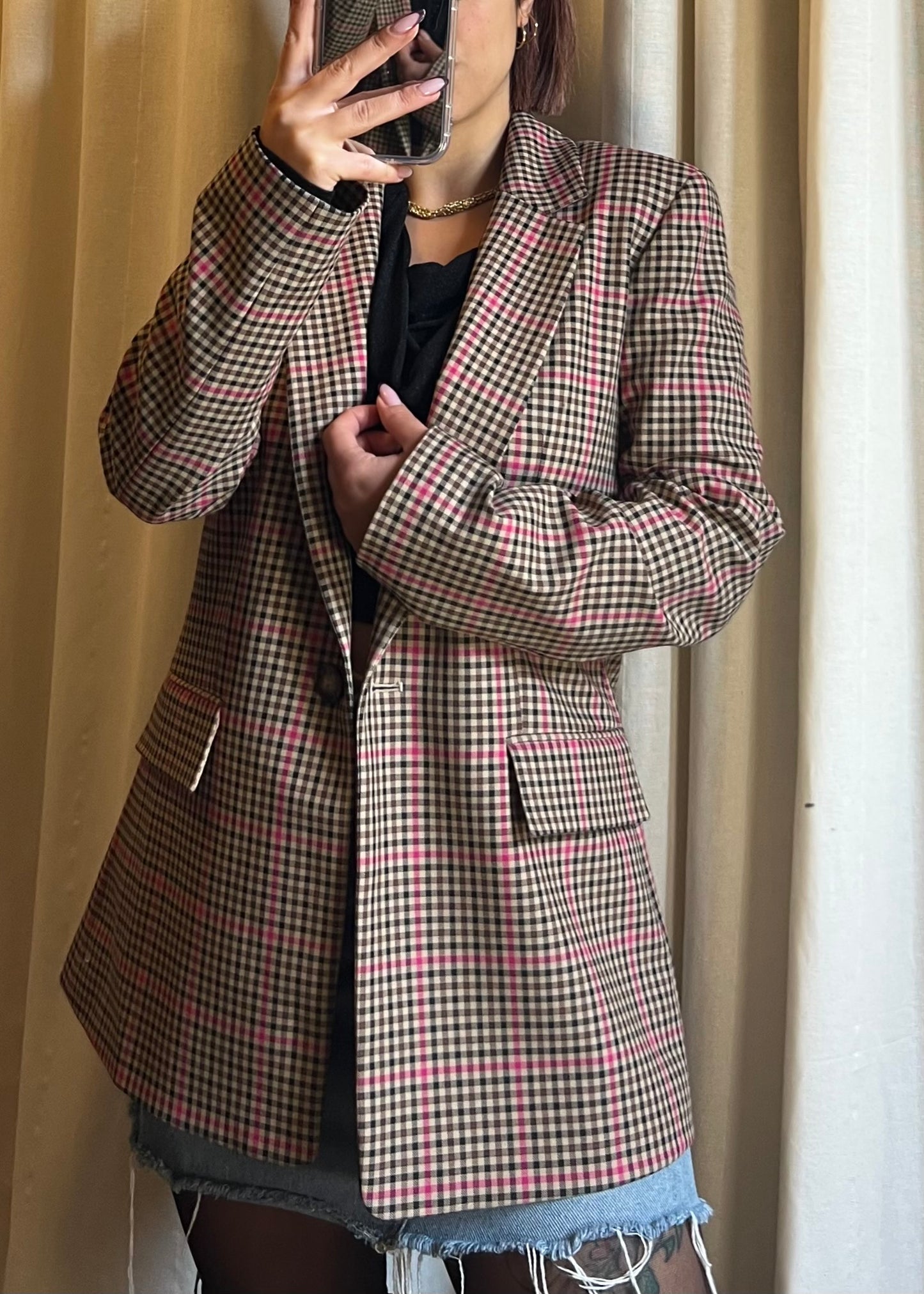 giacca tartan i blues