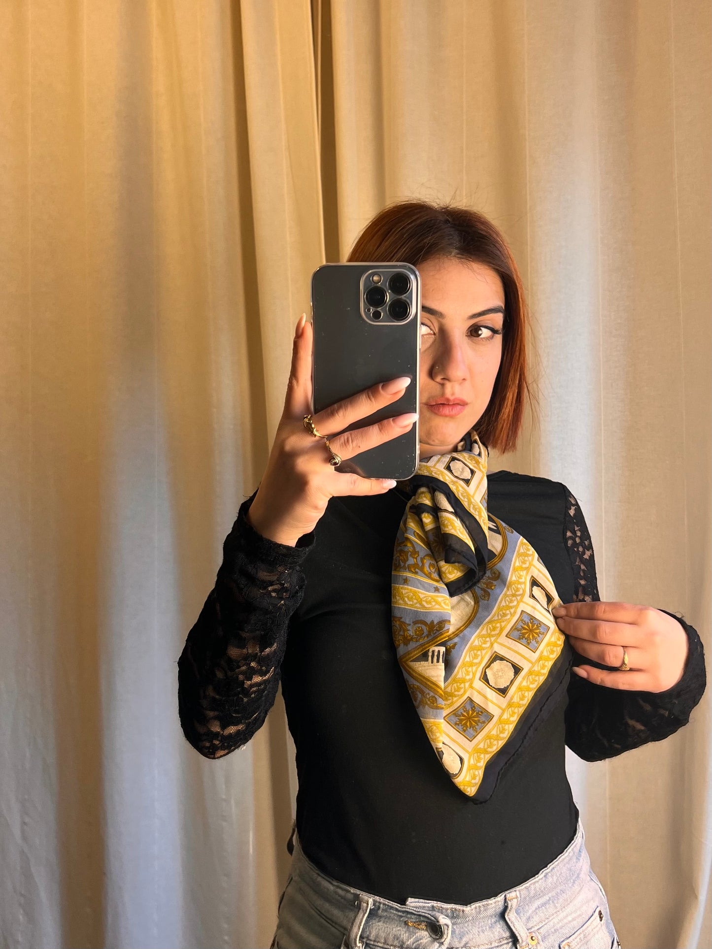 Foulard Etro in Seta – Collezione "Cammei" (90x90)