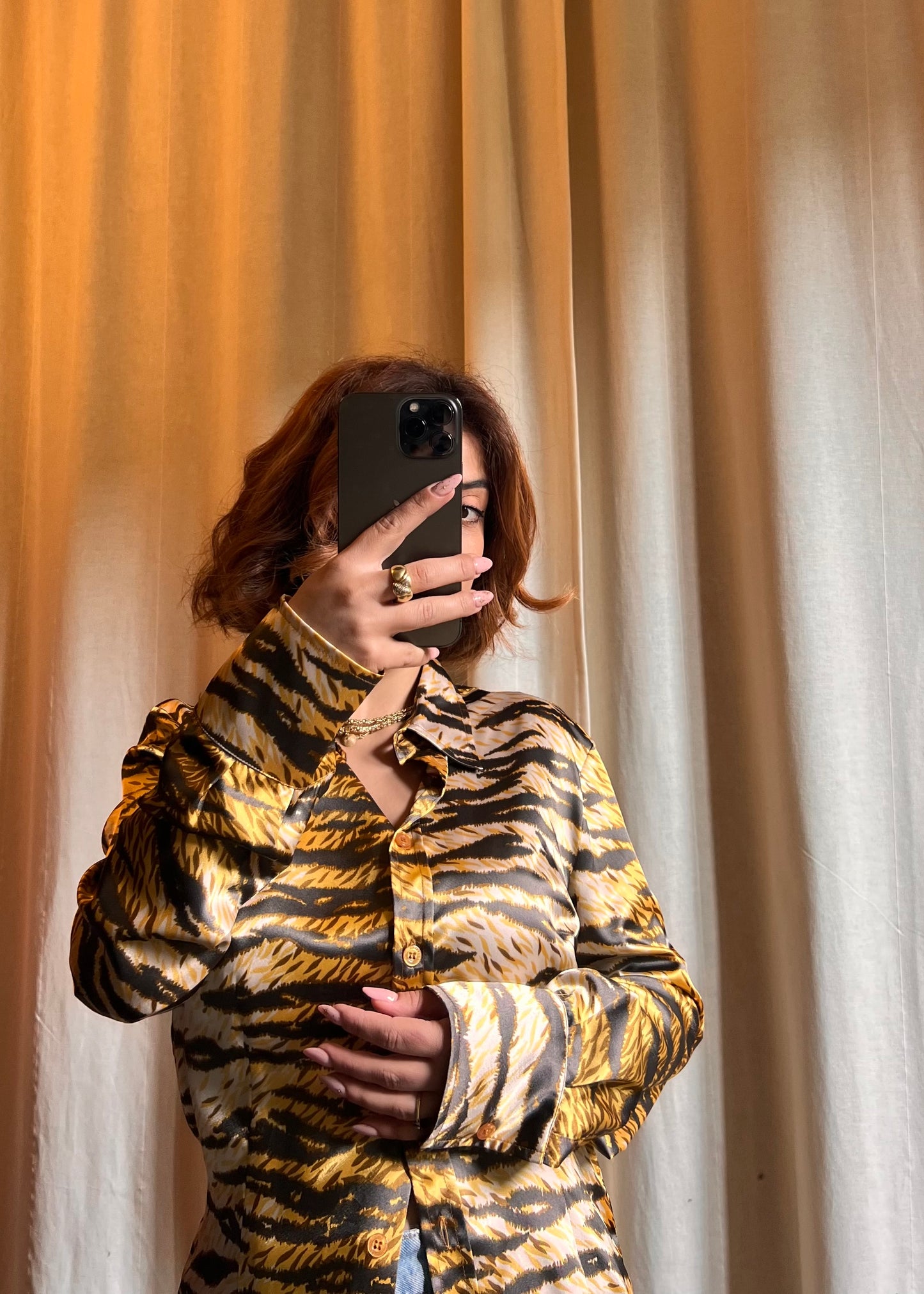 Camicia D&G Dolce & Gabbana - Stampa Animalier Tiger (Vintage)